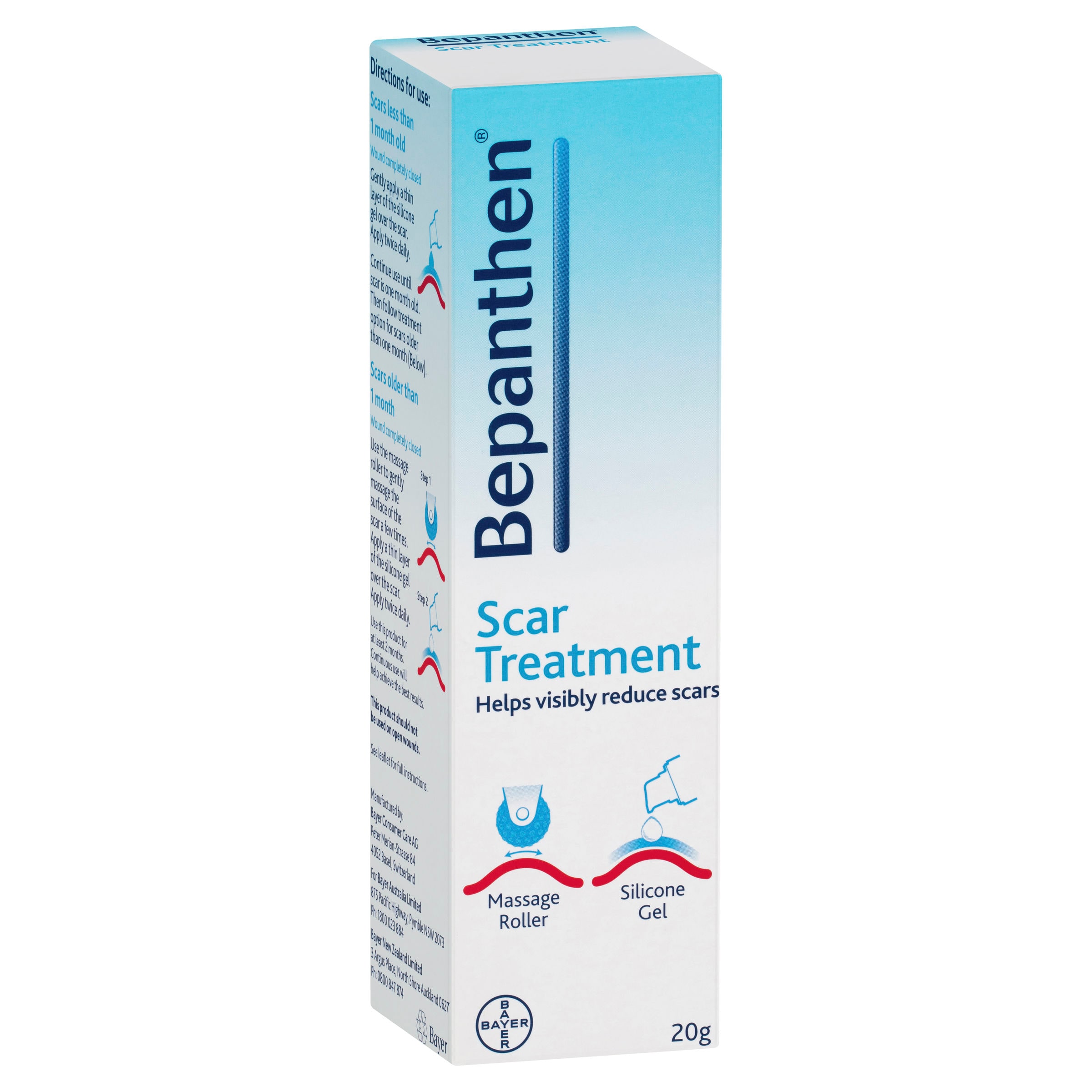 Silicone scar outlet cream